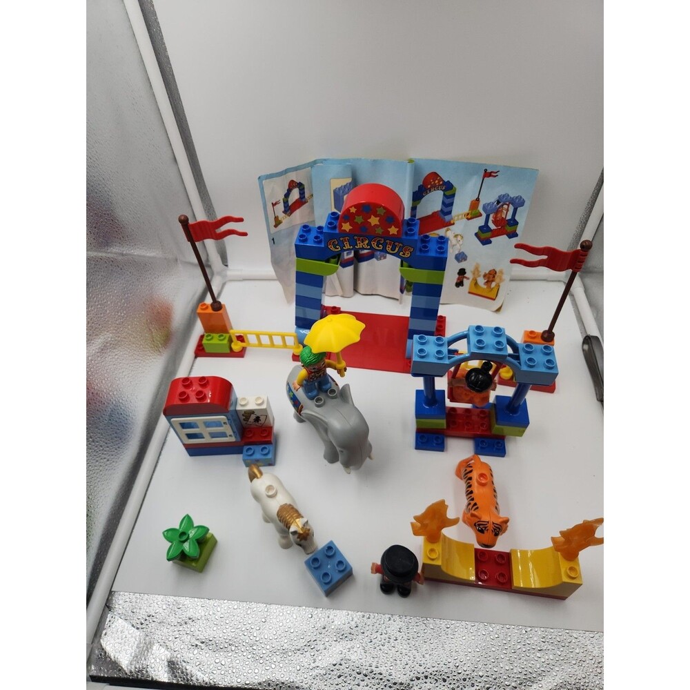 LEGO DUPLO #10504 My First Circus Set 99% Complete w/Box And Instructions